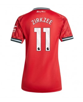 Günstige Manchester United Joshua Zirkzee #11 Heimtrikot Damen 2025-26 Kurzarm